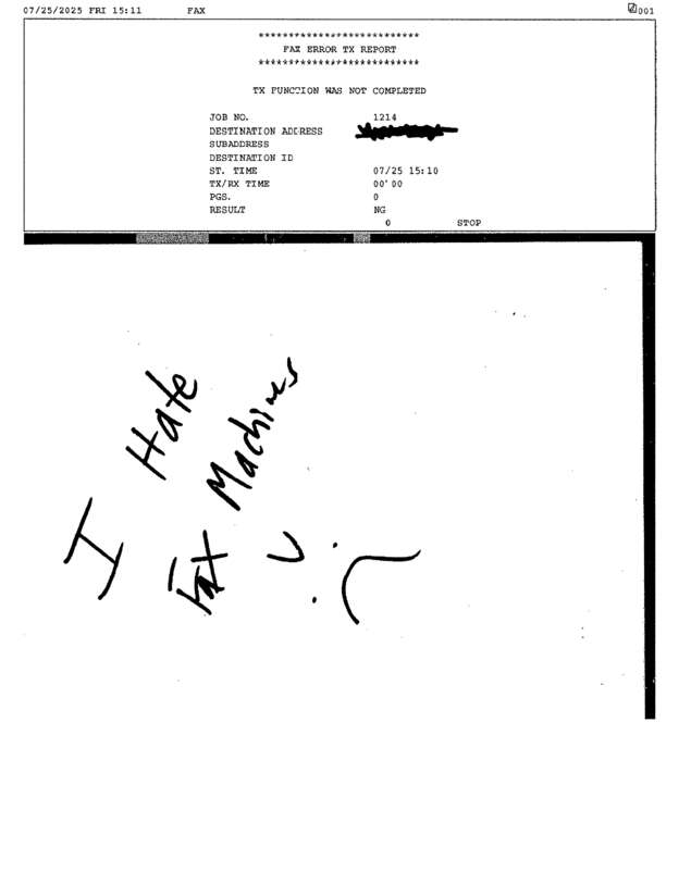 fax page