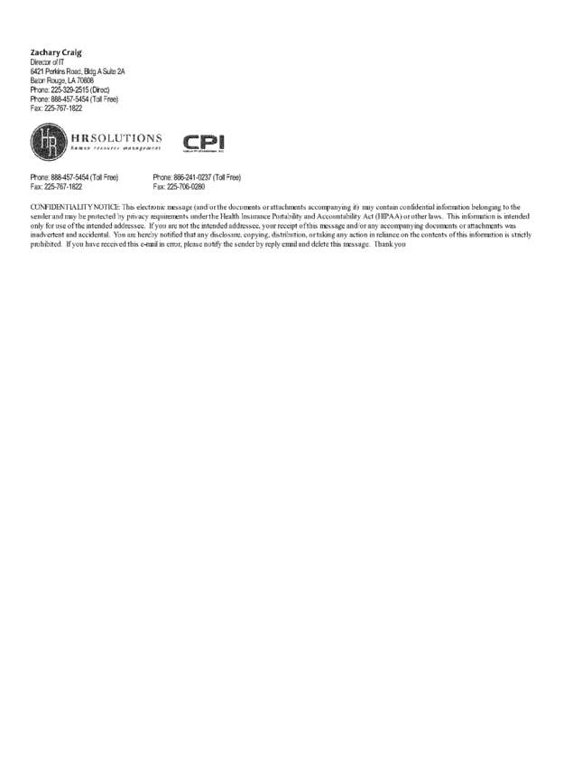 Fax page