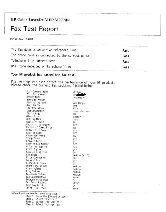 fax page