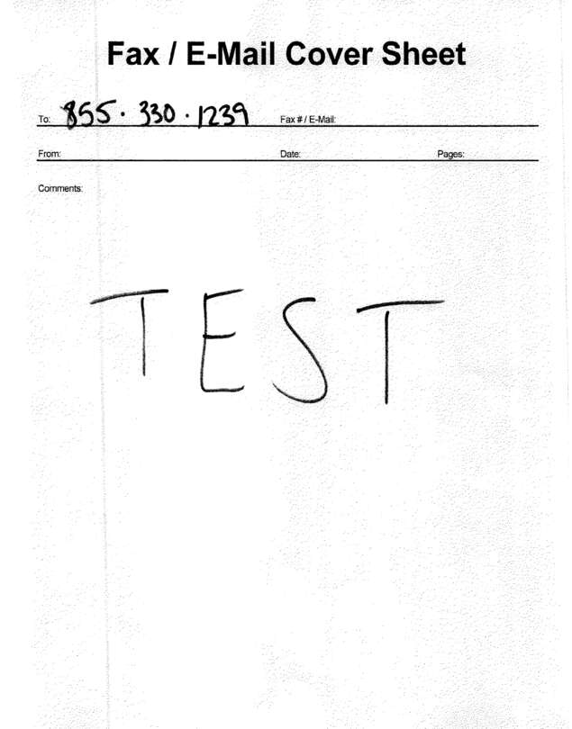 fax page