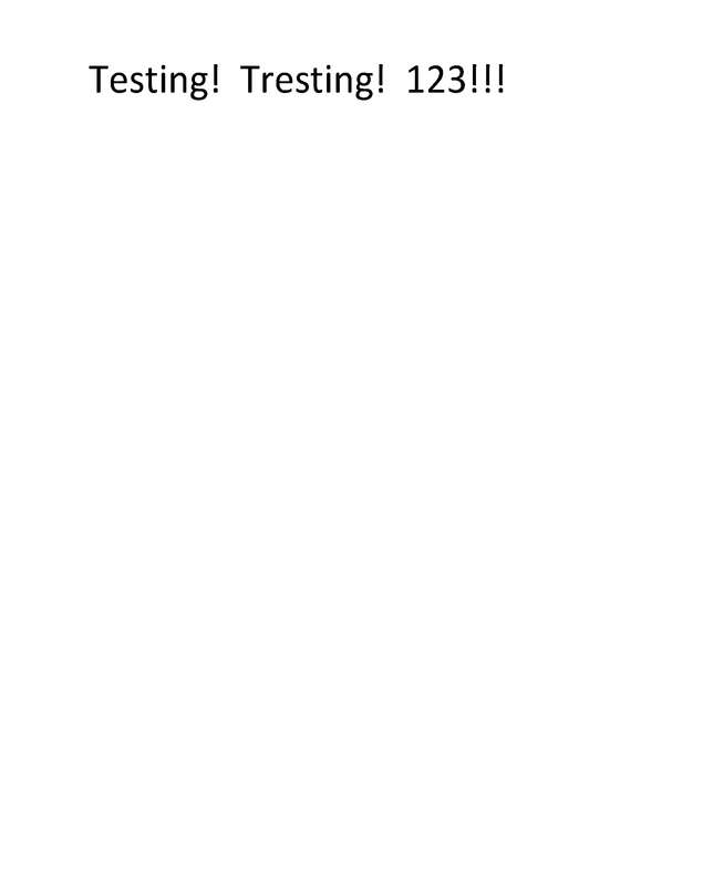 Fax page