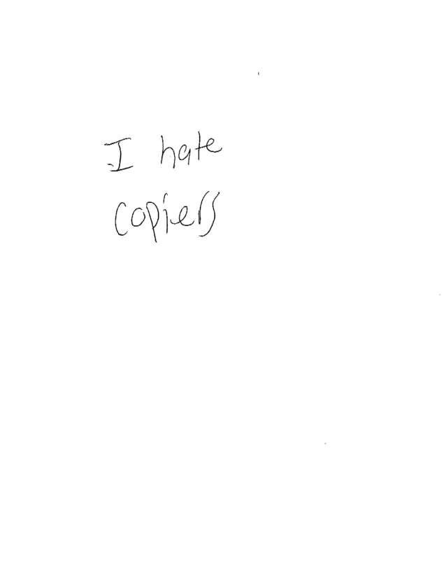 Fax page