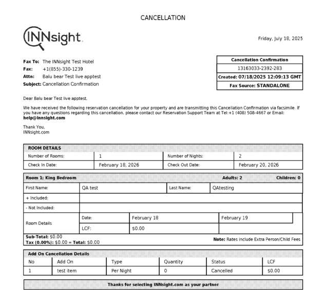 fax page
