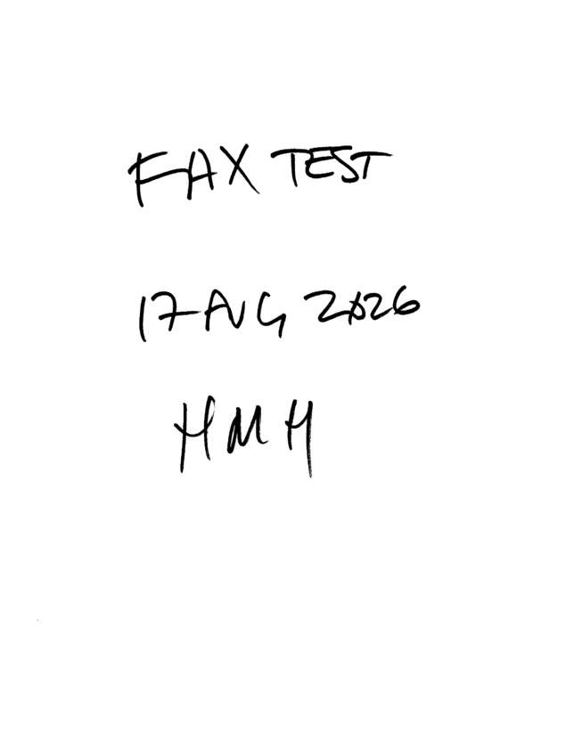 fax page
