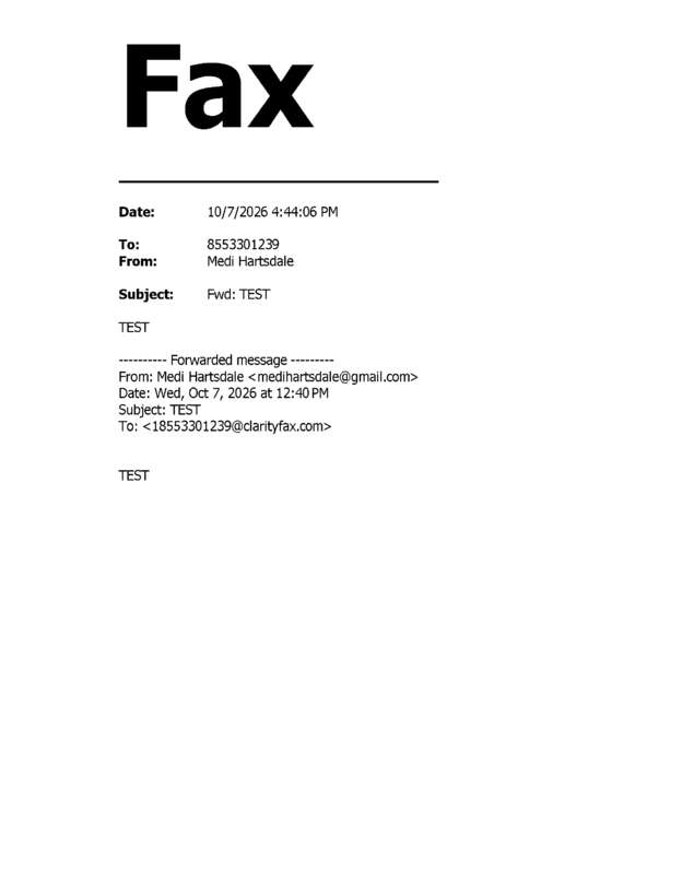 fax page