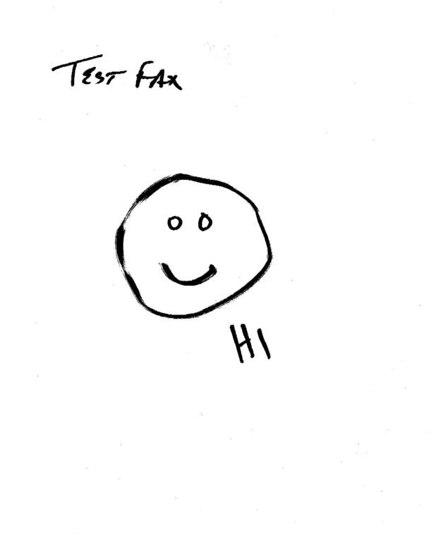 Fax page