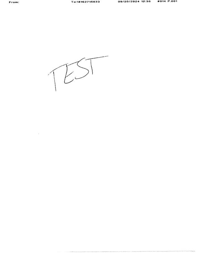 Fax page