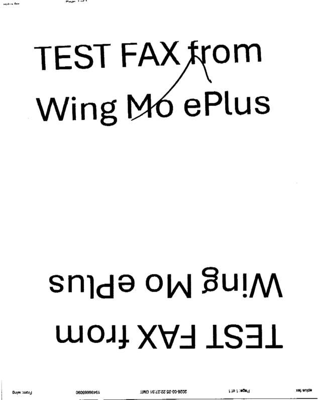 fax page