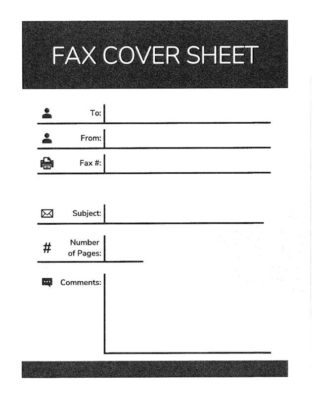 Fax page