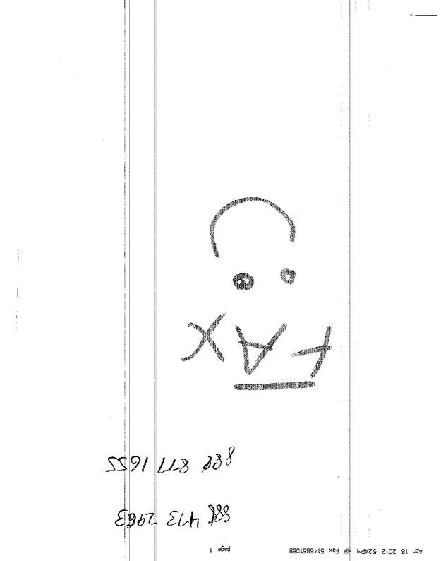 Fax page