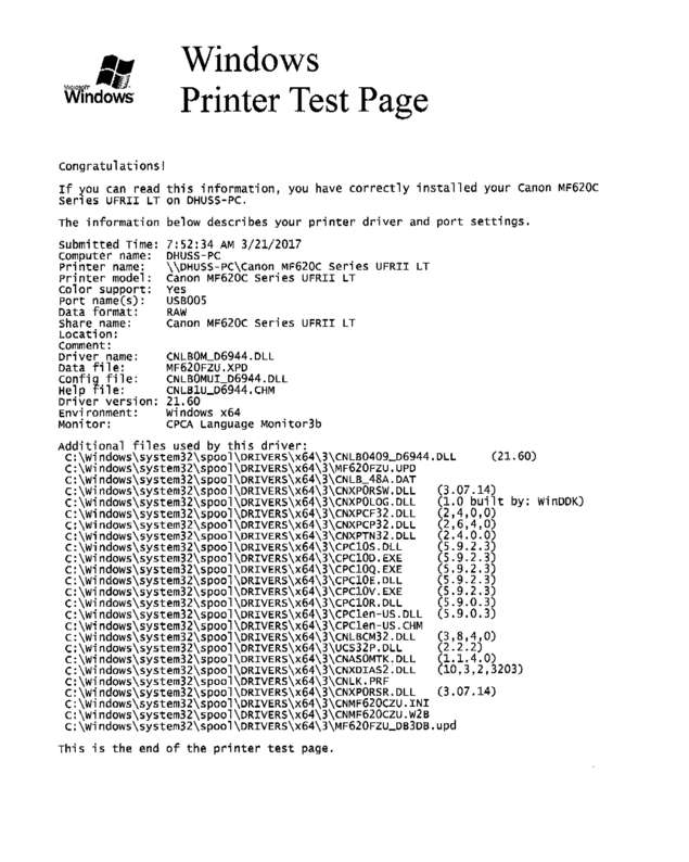 Fax page