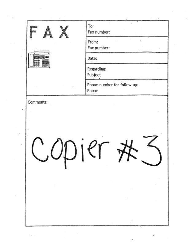 Fax page