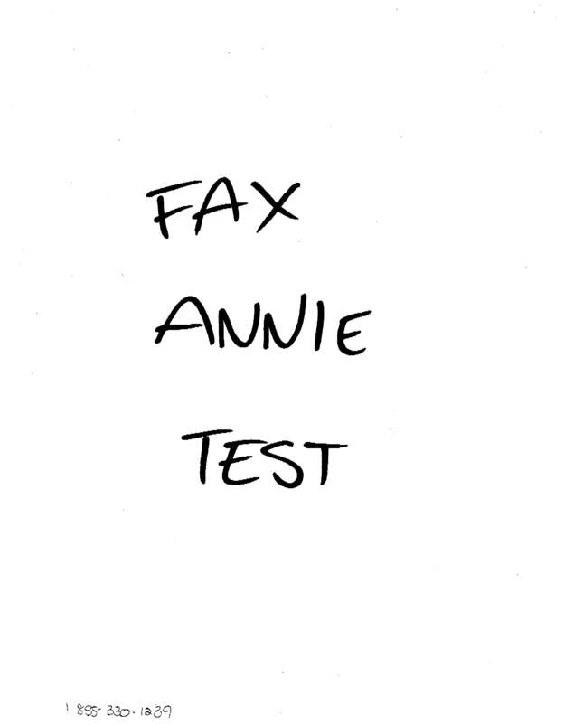 fax page