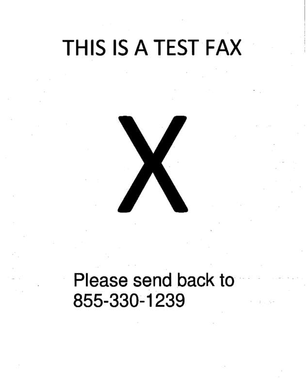 fax page