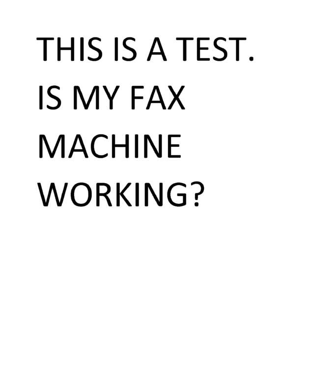 fax page