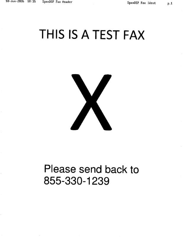 fax page