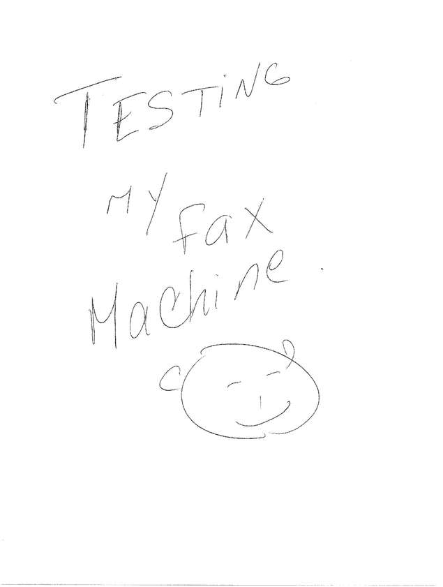 Fax page