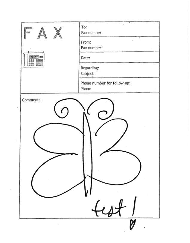 fax page