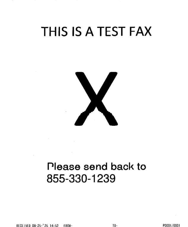 fax page