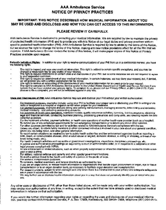 Fax page