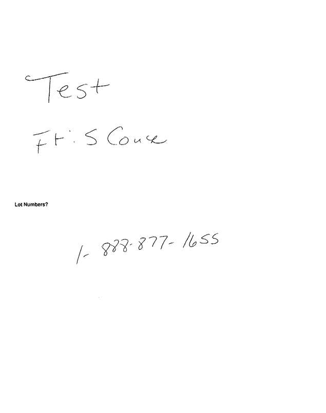 Fax page