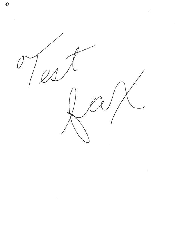 Fax page