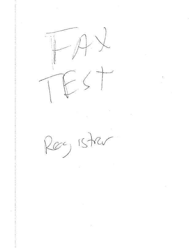 Fax page