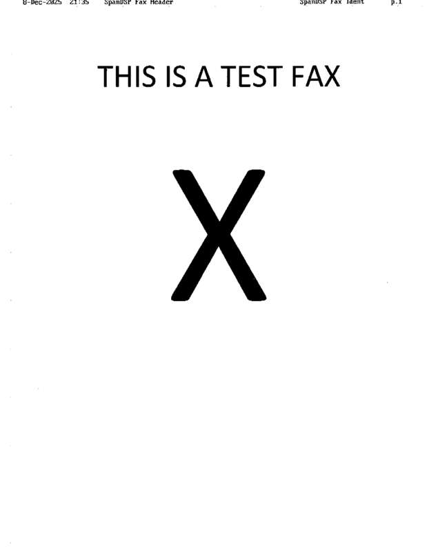fax page