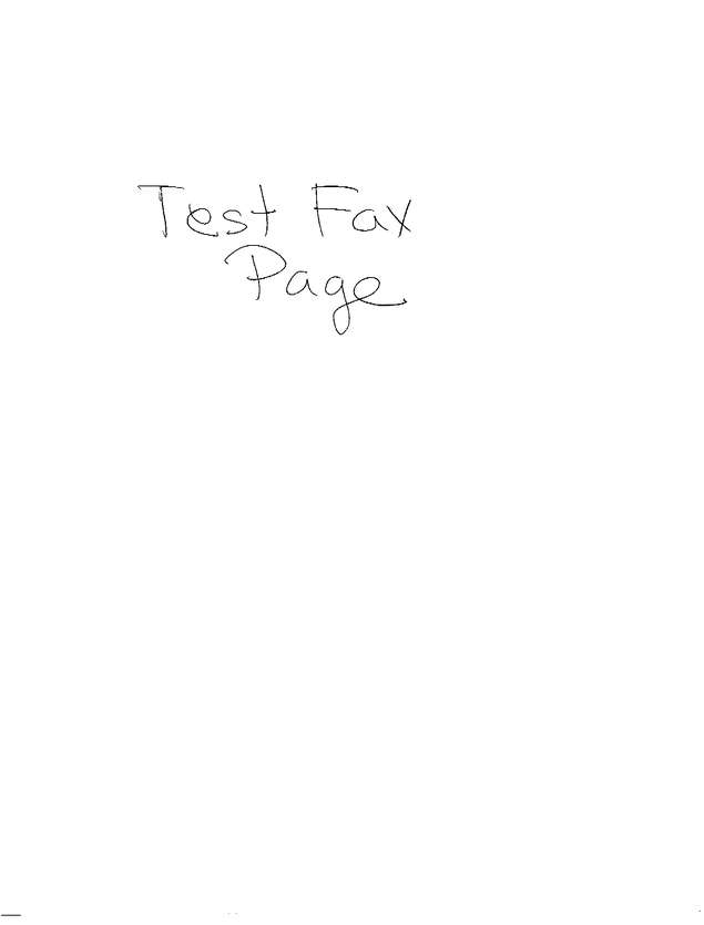 Fax page