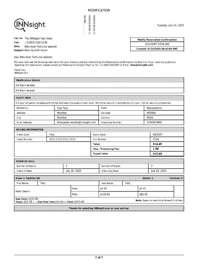 fax page