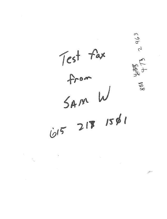 fax page