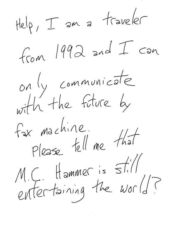 Fax page