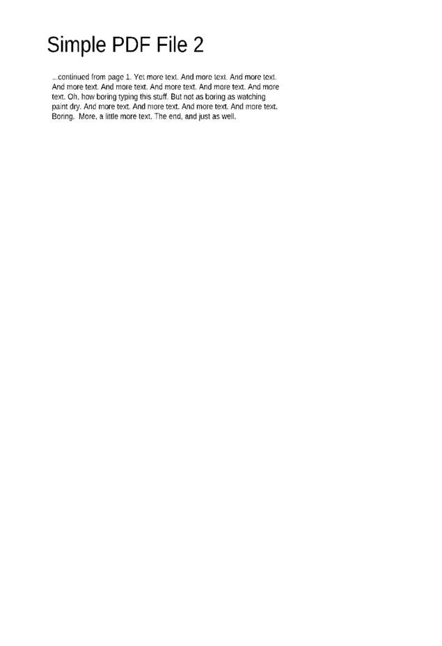 Fax page