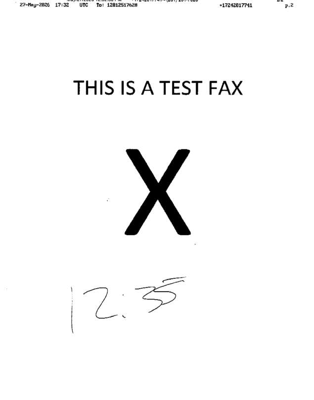 fax page