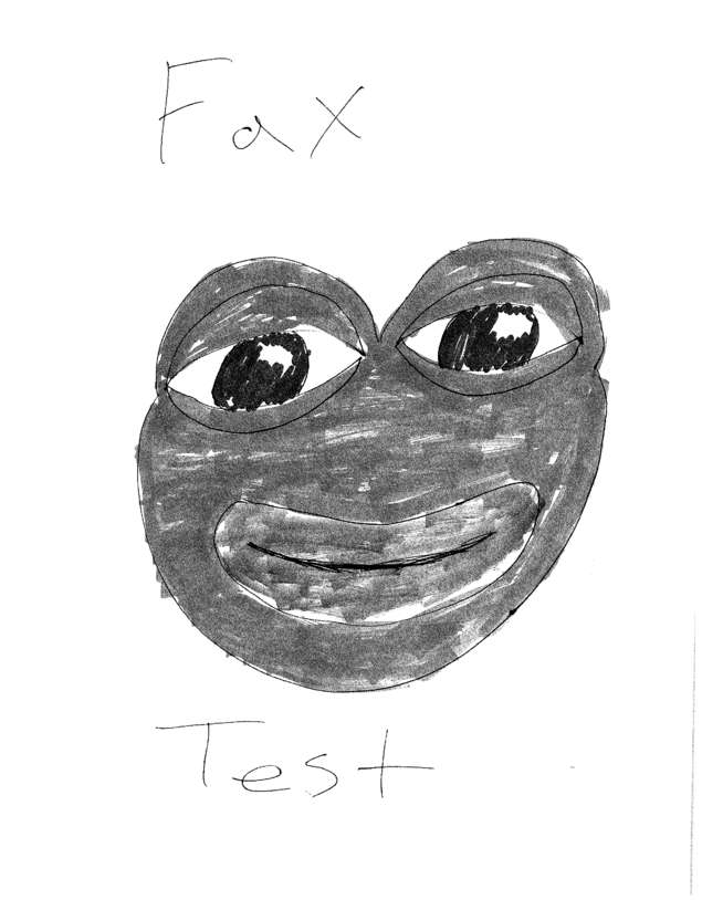 Fax page
