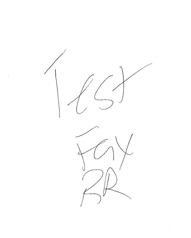 fax page