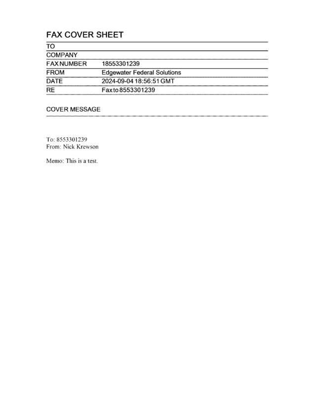 fax page