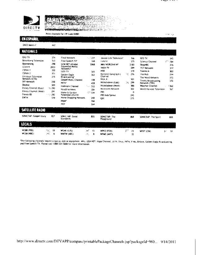 Fax page