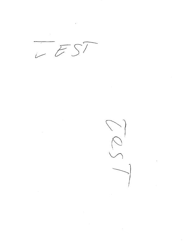 Fax page