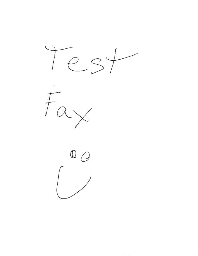 Fax page