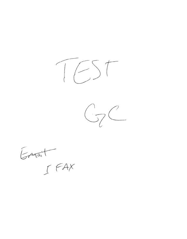 Fax page