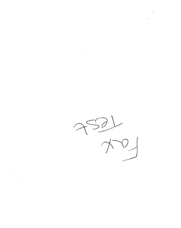 Fax page