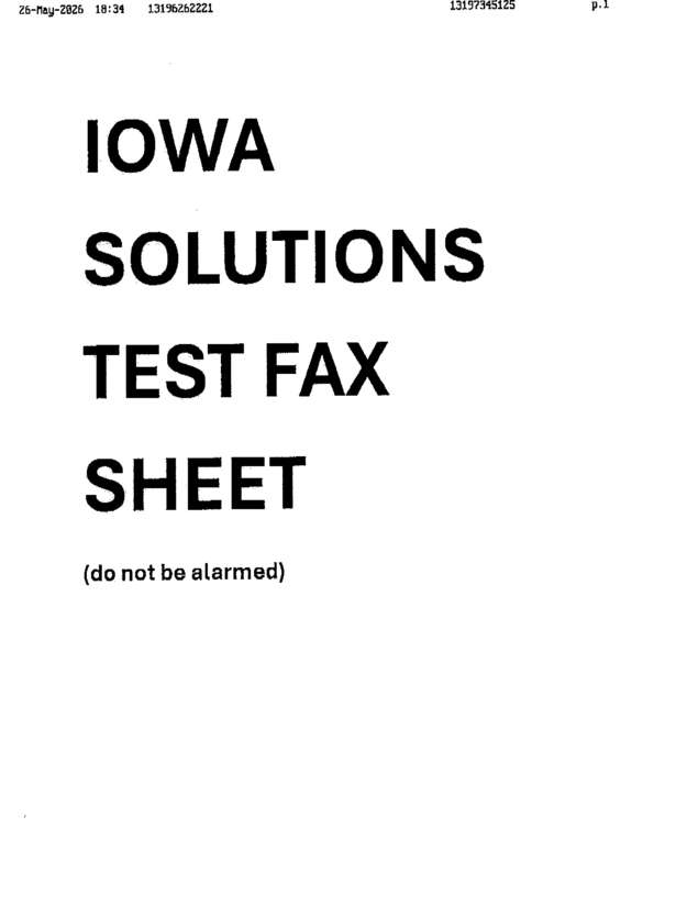 fax page
