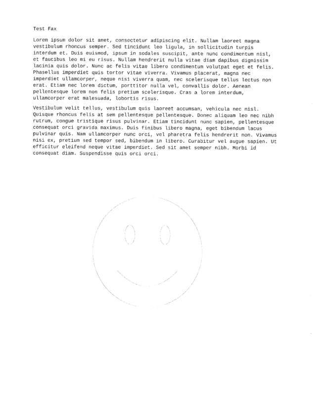 fax page