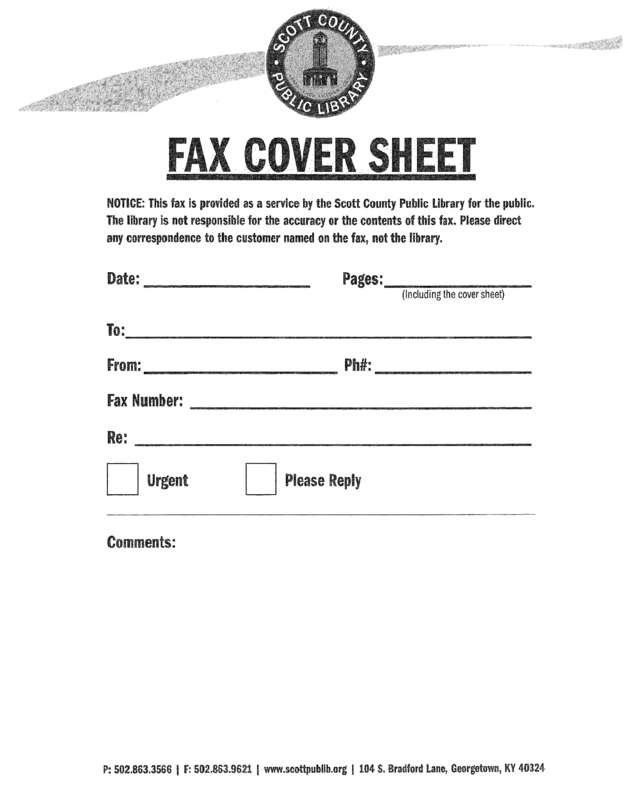 fax page