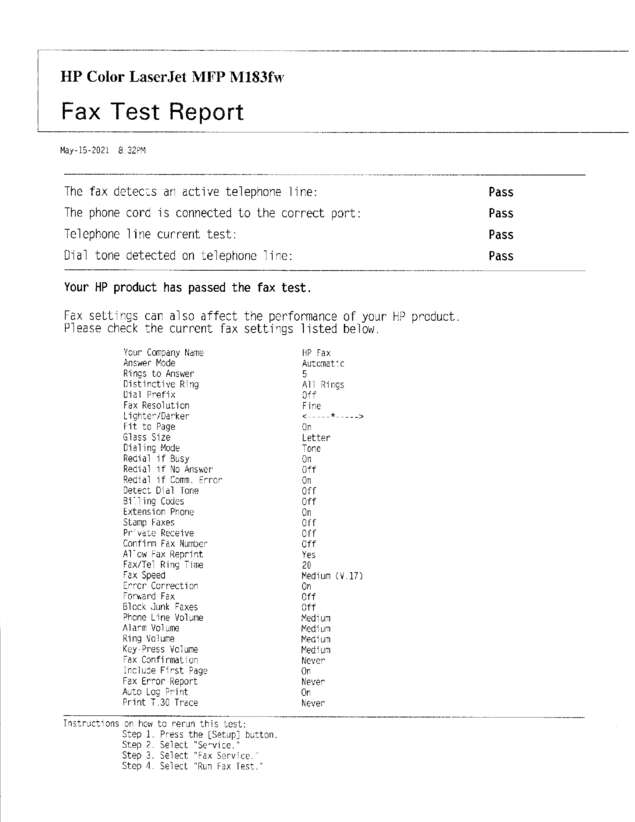 fax page