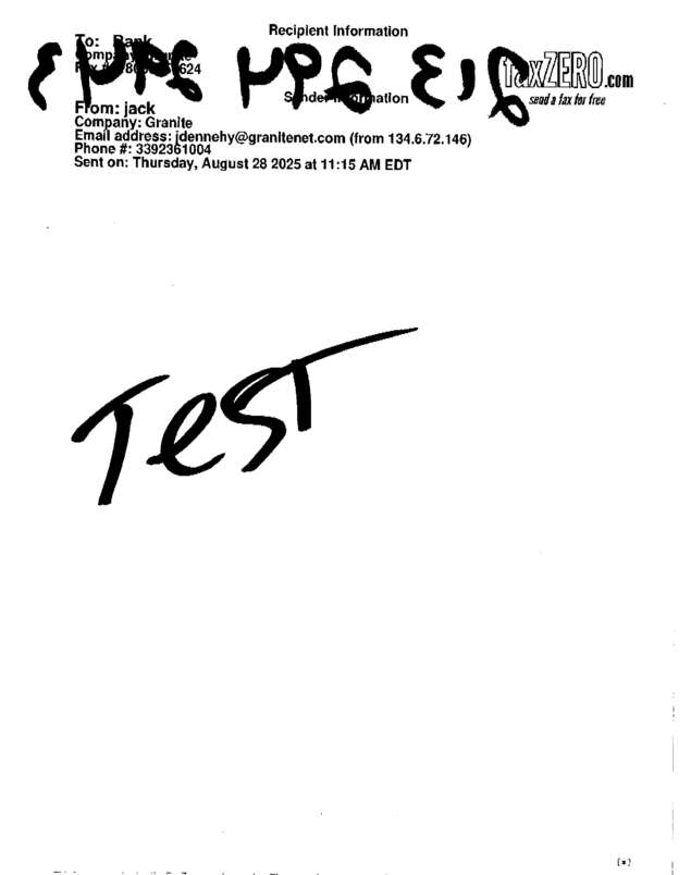 fax page