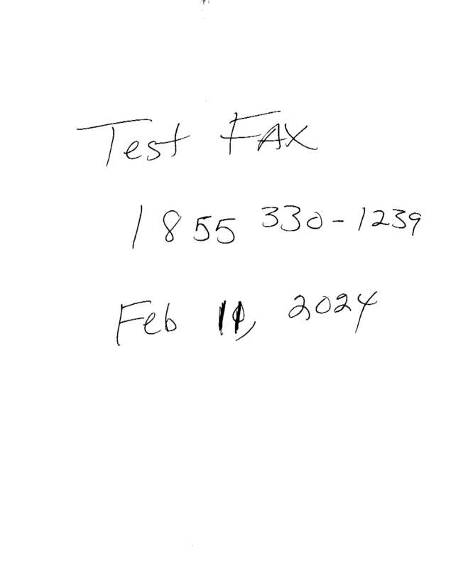fax page