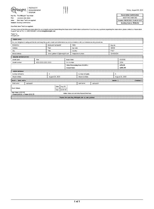 fax page
