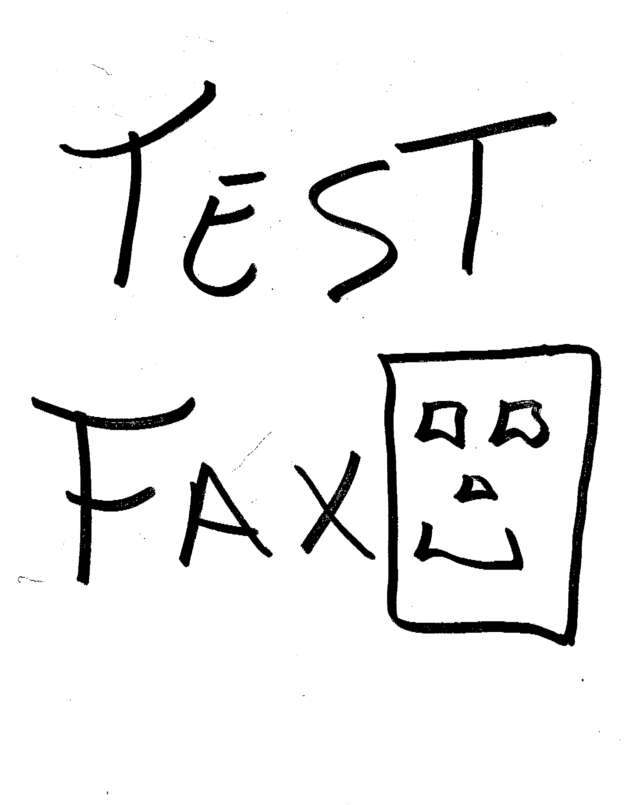 Fax page
